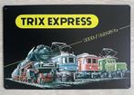 Trix Express || Metalen Modeltrein Wandbord Poster, Nieuw, Ophalen, Overige merken, Gelijkstroom