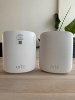 Netgear Orbi RBR350 + satelliet AX1800 WIFI-6, Ophalen of Verzenden, Zo goed als nieuw, Router met modem, Netgear Orbi
