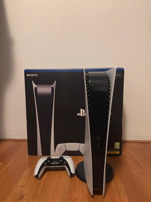 PlayStation 5 Digital Edition 825GB, Spelcomputers en Games, Spelcomputers | Sony PlayStation 5, Zo goed als nieuw, Ophalen of Verzenden