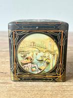 Blik / opbergblik - van Houten - kubusvormig, Ophalen of Verzenden, Overige