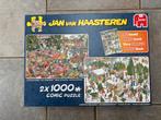 Jan van Haasteren 2x1000 Kerst Puzzels, Ophalen of Verzenden, 500 t/m 1500 stukjes, Zo goed als nieuw, Legpuzzel