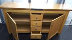 dressoir met ingelegd marmer blad, als nieuw, Ophalen, Gebruikt, Strak eiken, 150 tot 200 cm