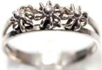 Prachtige Elegante Zilveren Zeeuwse Knopjes Rijring, Verzenden, Zilver, Ring