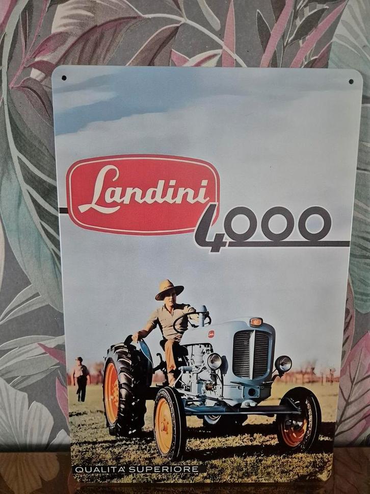 Landini 4000 reclamebord, Verzamelen, Merken en Reclamevoorwerpen, Nieuw, Reclamebord, Ophalen of Verzenden