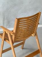 Rex stoel Niko Kralj design klapstoel vintage folding chair, Huis en Inrichting, Stoelen, Gebruikt, Bruin, Ophalen of Verzenden