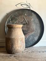 Oud houten pot/kruik XL, Huis en Inrichting, Ophalen of Verzenden, Nieuw