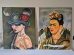 Twee schitterende schilderijen aangeboden 50x70cm, Ophalen