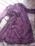 Velours fantasy jurk XL, Paars, Maat 42/44 (L), Ophalen of Verzenden, Zo goed als nieuw
