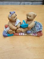 Beeldje 2 beertjes op een bank, Ophalen of Verzenden, Zo goed als nieuw, Beeldje, Overige merken