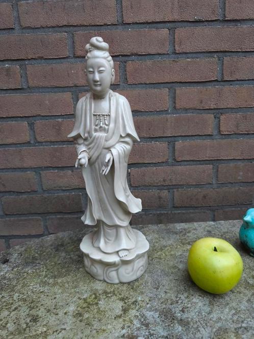 Antieke Blanc de Chine Guanyin Chinees porselein, Antiek en Kunst, Antiek | Porselein, Ophalen of Verzenden
