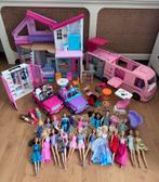 Grote set oa met Barbie Malibu huis, dreamcamper 29 Barbies, Kinderen en Baby's, Speelgoed | Poppenhuizen, Toebehoren, Ophalen of Verzenden