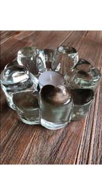 vintage kristal  rechaud waxinelicht houder, Huis en Inrichting, Ophalen, Zo goed als nieuw, Overige materialen, Minder dan 25 cm