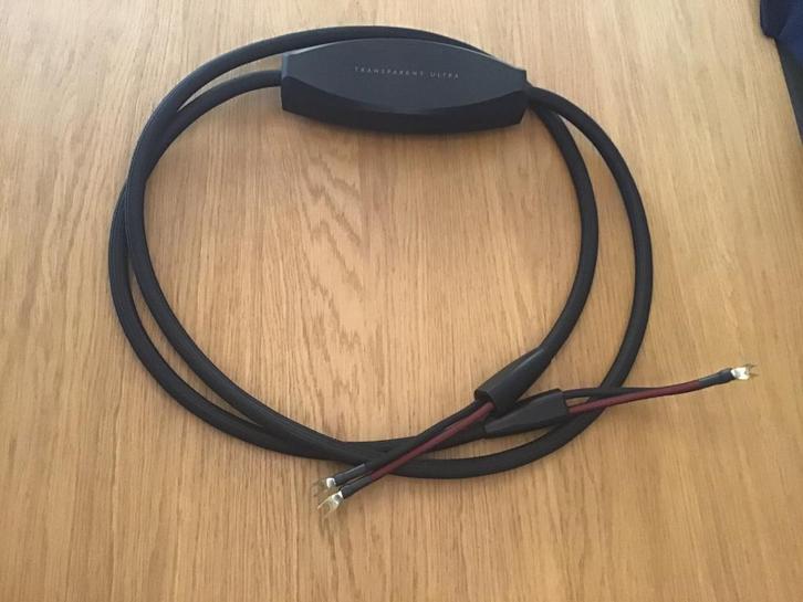 Transparent Ultra luidspreker kabelset, Audio, Tv en Foto, Audiokabels en Televisiekabels, Zo goed als nieuw, Luidsprekerkabel