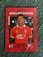 Jayden Oosterwolde - FC Twente Spelerskaart, Verzamelen, Sportartikelen en Voetbal, Ophalen of Verzenden, Zo goed als nieuw, F.C. Twente