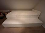 IKEA SLÄKT bed + onderschuifbed, z.g.a.n., Ophalen, 90 cm, Eenpersoons, Wit