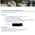 KNAAP E-bike voucher -20% t.v.w 500,- !, Tickets en Kaartjes, Overige Tickets en Kaartjes, Eén persoon