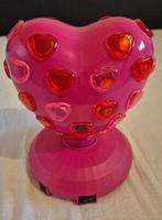 Hartvormige discolamp - Roze, Ophalen, Zo goed als nieuw, Overige typen, Met licht