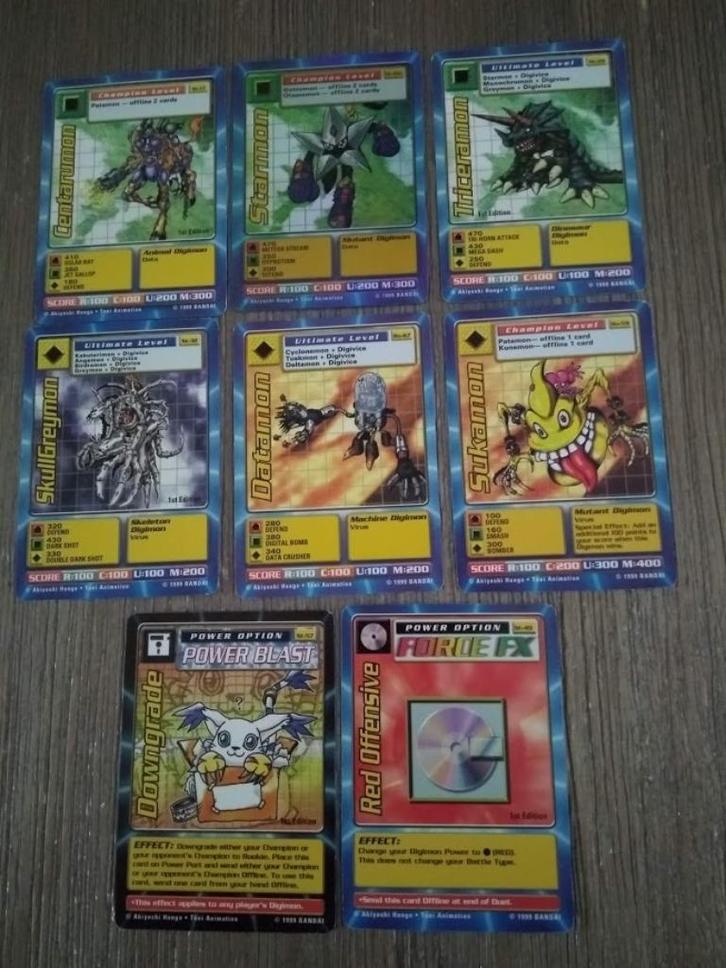 Digimon verzamelkaarten, Hobby en Vrije tijd, Verzamelkaartspellen | Overige, Gebruikt, Meerdere kaarten, Ophalen of Verzenden
