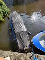Stalen boot met elektrische motor (ePropulsion Spirit 1 Plus, Ophalen, Gebruikt