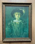 Prent op doek, Titus van Rijn, goudkleurige lijst, Antiek en Kunst, Kunst | Schilderijen | Klassiek, Ophalen