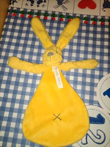 Happy Horse geel konijn Knuffeldoekje tuttedoekje beschikbaar voor biedingen