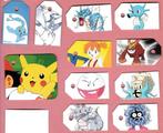 9563) pokemon labeltjes, Ophalen of Verzenden, Zo goed als nieuw, Losse kaart