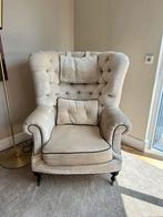 Lounge set met voetenbankje, Ophalen, Gebruikt, Stof, Eén