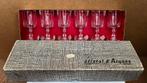 Vintage set 6 Cristal d’Arques Louvre borrelglaasjes 46 ml, Huis en Inrichting, Keuken | Servies, Glas of Glazen, Gebruikt, Ophalen of Verzenden
