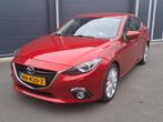 Mazda 3 2.0 GT-M Skyactive-g 120 pk 2015 5DR Rood Leer NAP, Auto's, Mazda, Voorwielaandrijving, 1998 cc, 4 cilinders, Parkeersensor