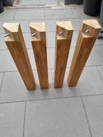 Woood eikenhouten tafelpoten, Ophalen, Tafelpoot, Gebruikt, 50 tot 100 cm