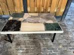 retro marmeren tafel, Ophalen, 50 tot 100 cm, 100 tot 150 cm, Zo goed als nieuw