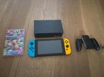 Nintendo switch met mario kart, Spelcomputers en Games, Spelcomputers | Nintendo Switch, Met games, Ophalen of Verzenden, Zo goed als nieuw