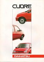 Folder Daihatsu Cuore, 1990, Ophalen of Verzenden, Nieuw, Overige merken