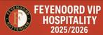 Vip hospitality Feyenoord - Aston Villa, Tickets en Kaartjes, Losse kaart, Twee personen, Oktober, Europa of Champions League