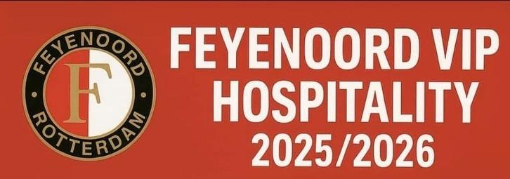 Vip hospitality Feyenoord - Aston Villa, Tickets en Kaartjes, Sport | Voetbal, Twee personen, Oktober, Losse kaart, Europa of Champions League