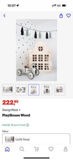 Houten speelhuisje, Ophalen, Zo goed als nieuw, Wanddecoratie