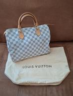 Louis Vuitton Speedy 30 Damier Azur, Ophalen of Verzenden, Zo goed als nieuw, Beige, Handtas