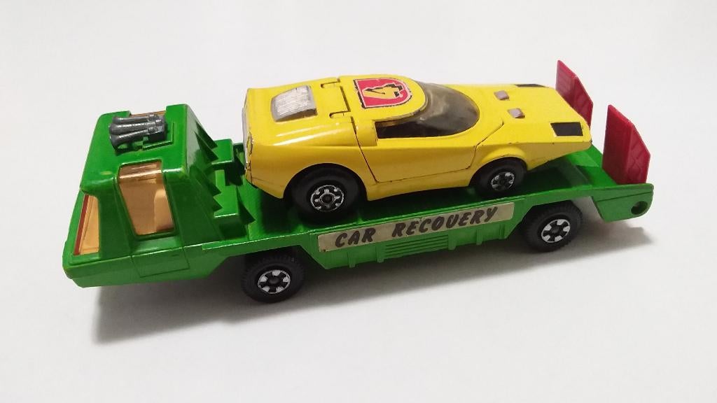 Matchbox Car Recovery Transporter + Shovel Nose, Ophalen of Verzenden, Zo goed als nieuw, Bus of Vrachtwagen