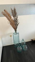 Decoratie, Huis en Inrichting, Woonaccessoires | Vazen, Ophalen, 75 cm of meer, Groen, Glas