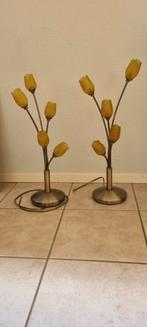 Vintage tulp lampen., Ophalen of Verzenden, Gebruikt, Minder dan 50 cm