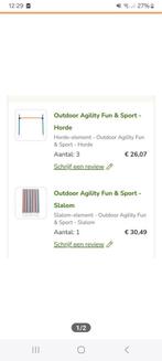 Agility set hond, Ophalen, Zo goed als nieuw