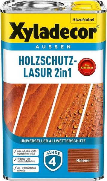TUIN BEITS XYLADECOR  4.1 LITER MAHONIE VAN 50 VOOR 29.95 - beschikbaar voor biedingen