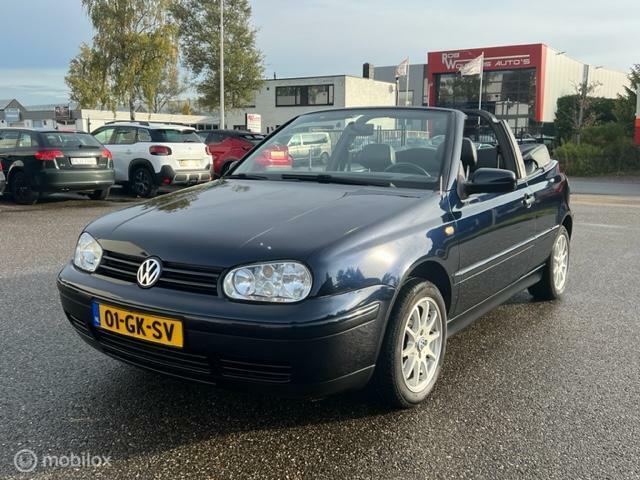 Volkswagen Golf Cabrio 1.6 Met alle opties., Auto's, Volkswagen, Bedrijf, Te koop, Golf, ABS, Airbags, Airconditioning, Alarm