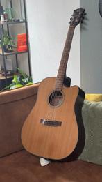 Dowina DCE-111CED (2014) Electro-Acoustic Guitar - Solid Ced, Ophalen, Zo goed als nieuw, Met koffer, Western- of Steelstringgitaar