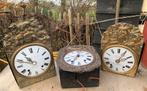 drie Comtoise uurwerken, Antiek en Kunst, Antiek | Klokken, Ophalen of Verzenden