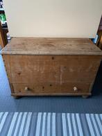 Antieke grenen dekenkist., Antiek en Kunst, Ophalen