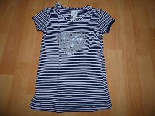 Blauw/wit gestreept t-shirt van Bampidano, maat 110 NIEUW!, Kinderen en Baby's, Kinderkleding | Maat 110, Nieuw, Meisje, Shirt of Longsleeve