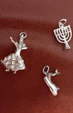 Zilveren Bedels - Danseres, Menora, balletschoentje, Overige merken, Verzenden, Zo goed als nieuw, 2 of 3 bedels