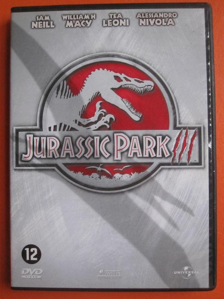 Jurassic Park III (2001), Cd's en Dvd's, Dvd's | Avontuur, Zo goed als nieuw, Vanaf 12 jaar, Ophalen of Verzenden