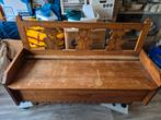 Oude Poolse Dekenkist / Opbergkist, Huis en Inrichting, Banken | Bankstellen, Ophalen, Gebruikt, Vintage, Hout